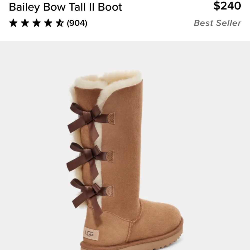 uggs,Bailey bow tall ll boots